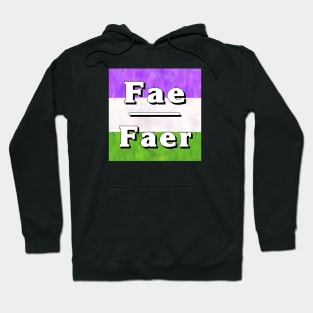 Fae-Faer Pronouns: Genderqueer Hoodie